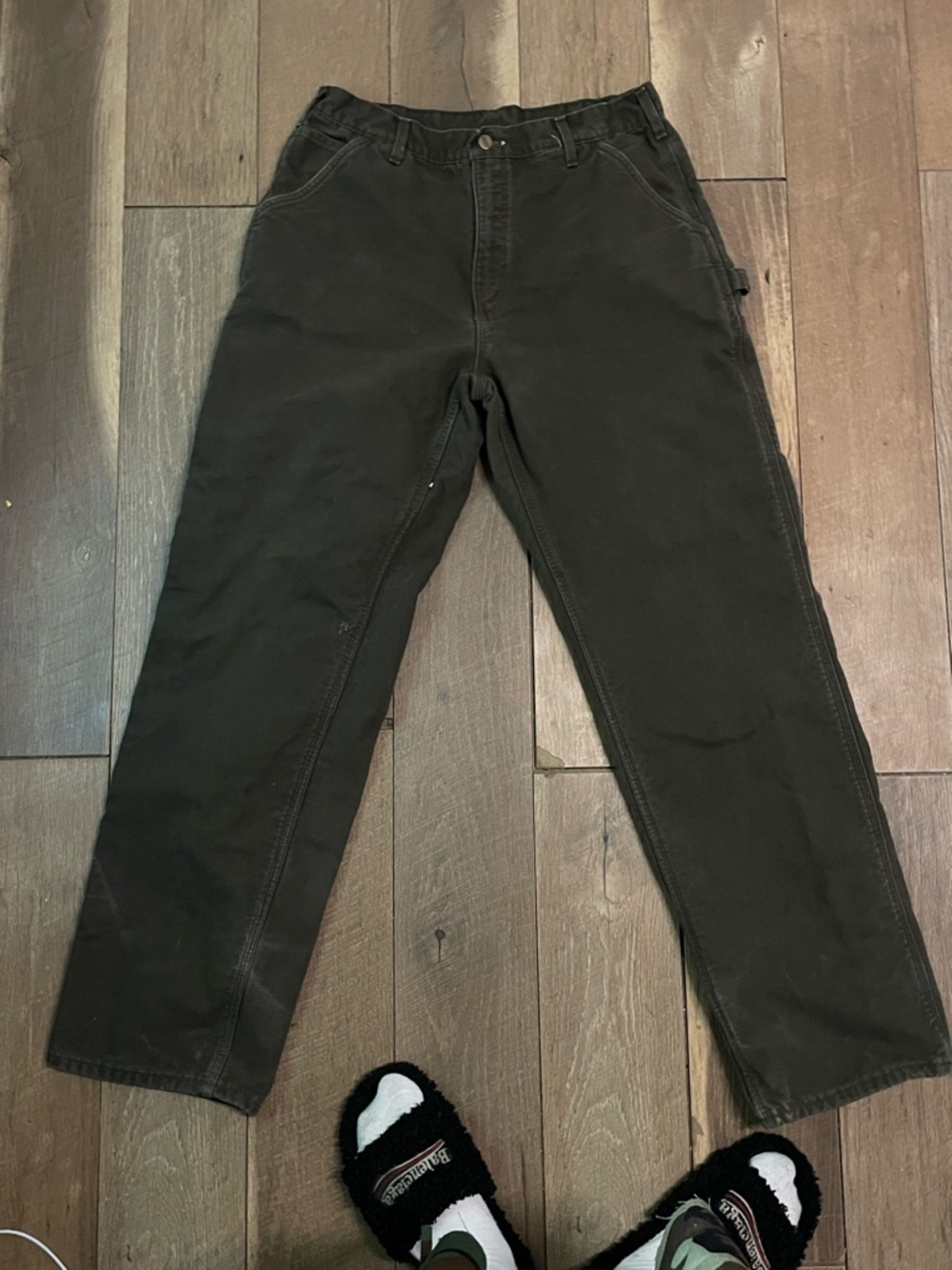 Men’s flannel lined Carhartt denim